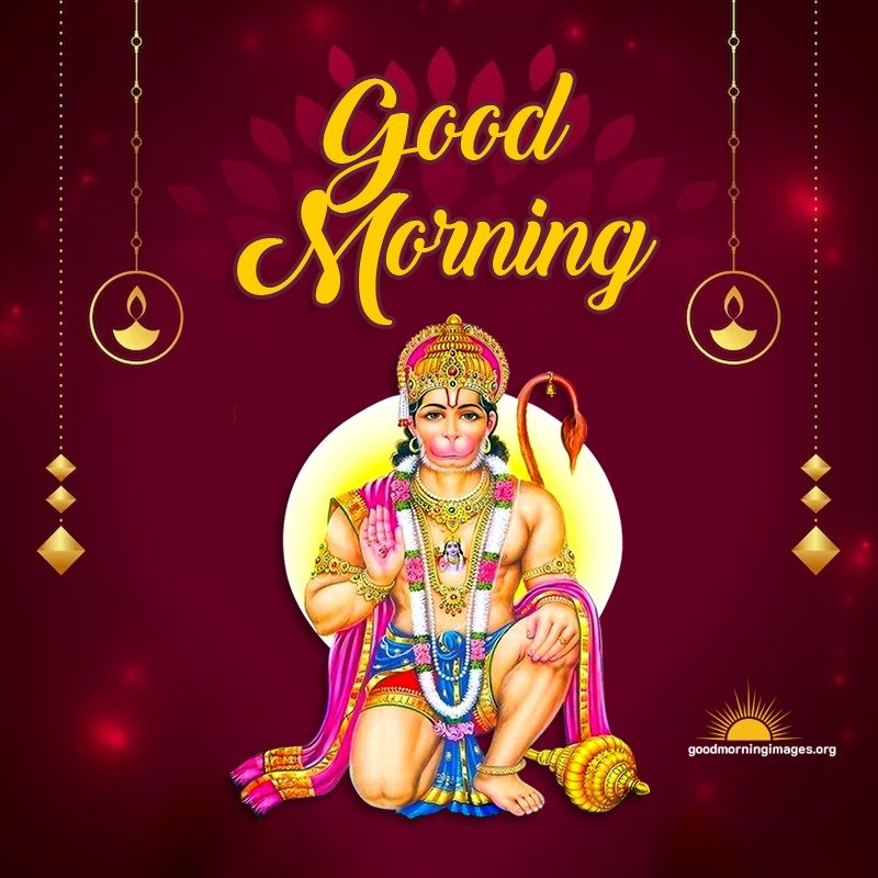 Lord Hanuman Ji Good Morning Beautiful Picture