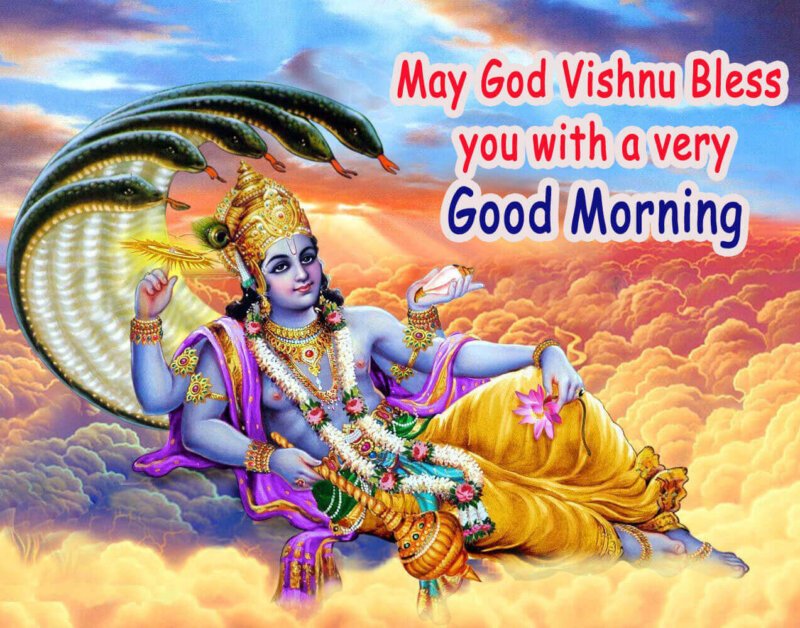 May God Vishnu Bless You With A Very Good Morning